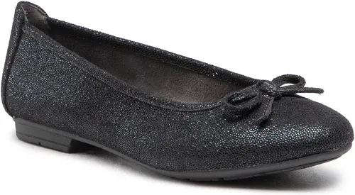 Baleríny Jana - 8-22164-29 Black Glitter 096
