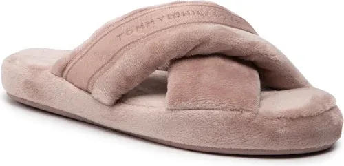 Papuče Tommy Hilfiger - Comfy Home Slippers With Straps FW0FW06587 Balanced Beige AE9