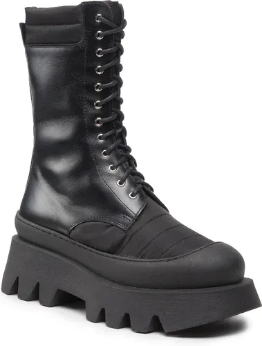 Členkové čižmy SOLO FEMME - 14704-01-N83/N33-52-00 Čierna