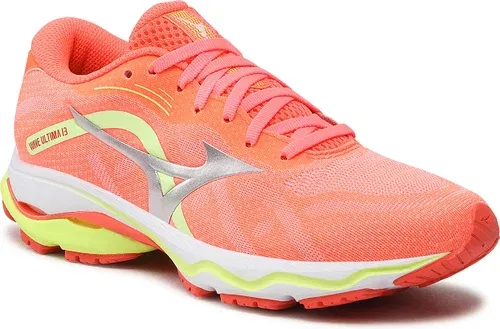 Topánky Mizuno - Wave Ultra 13 J1GD2218 Neonflame/Silver/Neolime