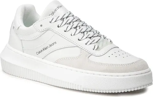 Sneakersy CALVIN KLEIN JEANS - Chunky Cupsole Gel Backtab Wn YW0YW00844 Bright White YAF