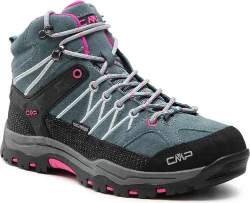 Trekingová obuv CMP - Kids Rigel Mid Trekking Shoes Wp 3Q12944J Minerl Green/Purple Fljo 14EM