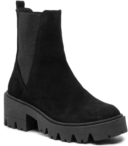 Členkové čižmy BALDACCINI - 1742000 Czarny Zamsz