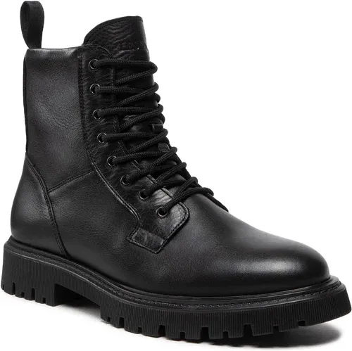 Čižmy Les Deux - Tatum Leather Lace Up LDM820023 Black 100100