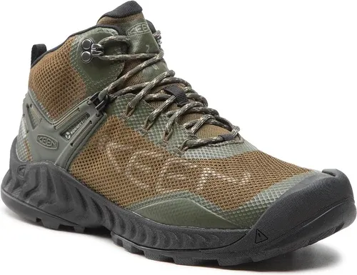 Trekingová obuv Keen - Nxis Evo Mid Wp 1026678 Forest Night/Dark Olive