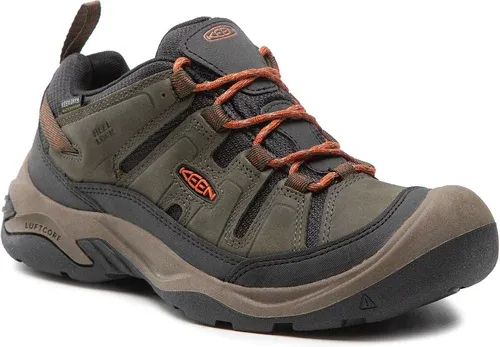 Trekingová obuv Keen - Circadia Wp 1026774 Black Olive/Potters Clay