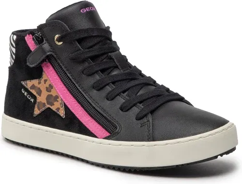 Sneakersy GEOX - J Kalispera G. A J264GA 022BC C0922 D Black/Fuchsia