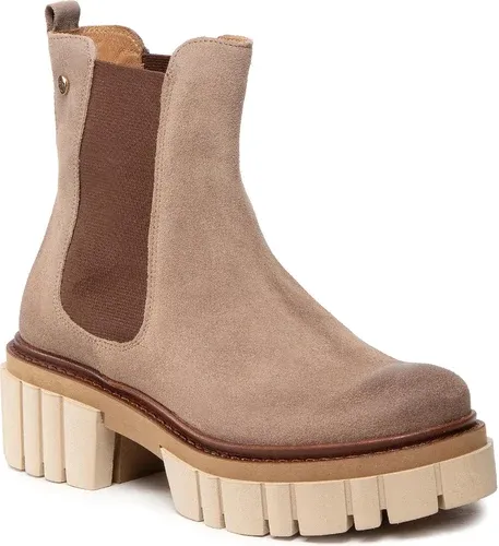 Členková obuv s elastickým prvkom Maciejka - 05312-14/00-6 Jasny Brąz