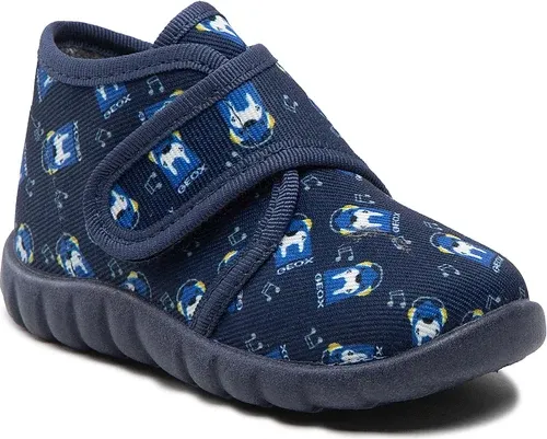 Papuče Geox - B Zyzie B. B B2611B 0AN11 C4226 Navy/Royal