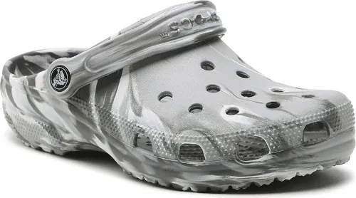 Šľapky Crocs - Classic Marbled Clog 206867 Light Grey/Multi