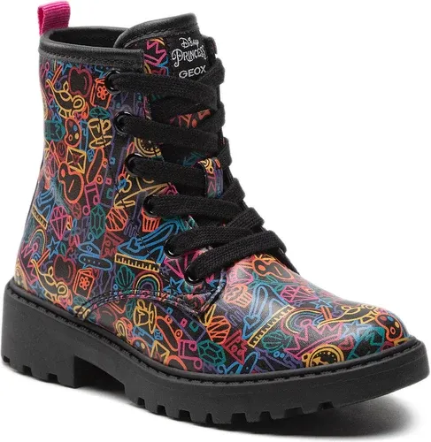 Outdoorová obuv Geox - J Casey G. D J2620D 00004 C9240 S Black/Multicolor