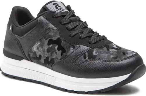 Sneakersy RIEKER - 40804-00 Schwarz Kombi