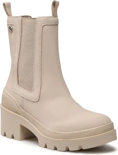 Členková obuv Tommy Hilfiger - Heeled Chelsey Boot Bio FW0FW06677 Classic Beige ACI