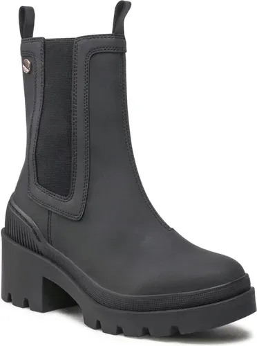 Členková obuv Tommy Hilfiger - Heeled Chelsey Boot Bio FW0FW06677 Black BDS