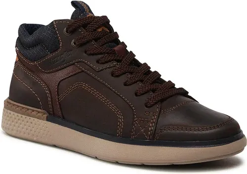 Sneakersy WRANGLER - WM22112A Dk.Brown 030