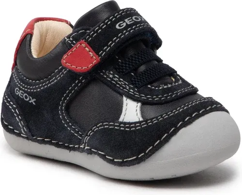 Poltopánky Geox - B Tutim B. A B1539A 02285 C0735 Navy/Red