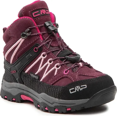 Trekingová obuv CMP - Kids Rigel Mid Trekking Shoe Wp 3Q12944 Prugna/Peach 05HM