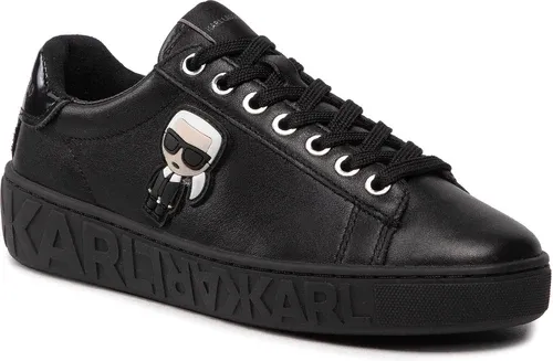 Sneakersy KARL LAGERFELD - KL61030A Black Lthr/Mono