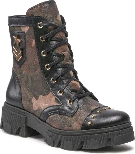 Členková obuv Roberto - 640 Khaki Moro.