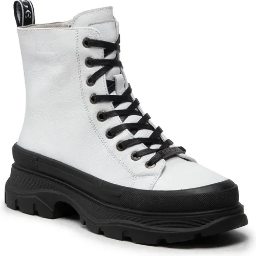 Členkové čižmy GOE - KK2N4021 White Členkové čižmy GOE - KK2N4021 White