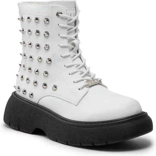 Členkové čižmy GOE - KK2N4034 White