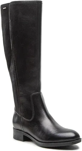 Čižmy vo vojenskom štýle Geox - D Felicity Np Abx D D26BLD 04322 C9999 Black