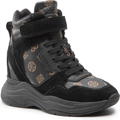 Členkové čižmy GUESS - Orlando FL8OAD FAP12 BLKBR