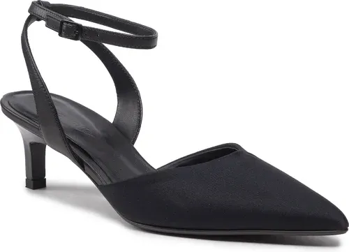 Sandále CALVIN KLEIN - Kit H Mule W Ankl Strap 50 HW0HW01312 Ck Black BAX