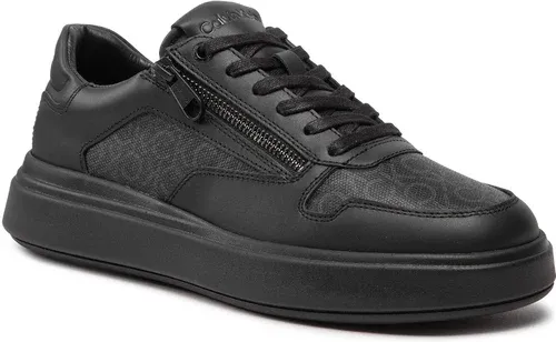Sneakersy Calvin Klein - Low Top Lace Up Zip Mono HM0HM00739 Black Mono 0GJ