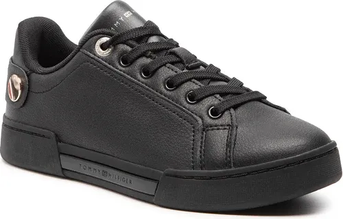 Sneakersy Tommy Hilfiger - Button Detail Court Sneaker FW0FW06733 Black BDS