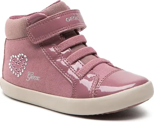 Šnurovacia obuv Geox - B Gisli G. A B261MA 0AU02 C8006 S Dk Pink