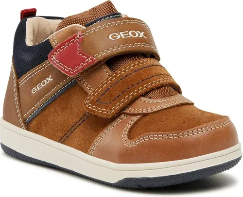 Šnurovacia obuv Geox - B New Flick B. A B161LA 022ME C6381 S Lt Brown/Navy