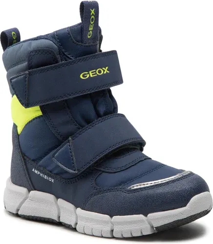 Snehule Geox - J Flexyper B.B Abx C J169XC 0FU50 C4502 S Navy/Fluo Yellow