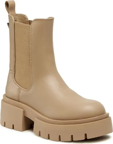 Členková obuv s elastickým prvkom Guess - Charlotte FL8CHT ELE10 Beige