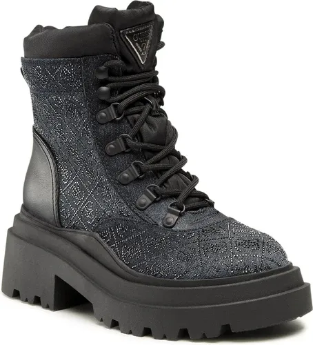 Členková obuv Guess - Vaneye FL8VYE DEN10 BLACK