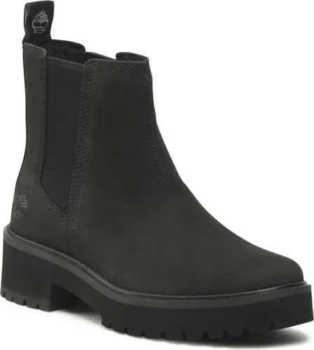Členková obuv s elastickým prvkom Timberland - Carnaby Cool Basic Chlsea TB0A5NPK0151 Black Nubuck