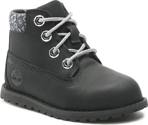 Outdoorová obuv TIMBERLAND - Pokey Pine 6in Boot TB0A2N2R015 Black Nubuck W Print