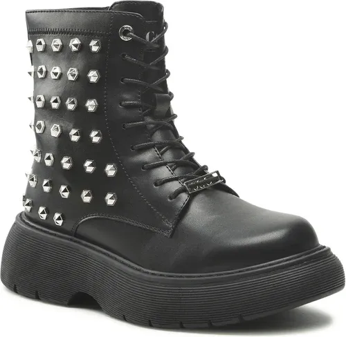 Členkové čižmy GOE - KK2N4035 Black