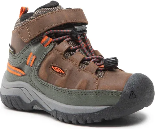 Trekingová obuv KEEN - Targhee Mid Wp 1026296 Dark Earth/Forest Night