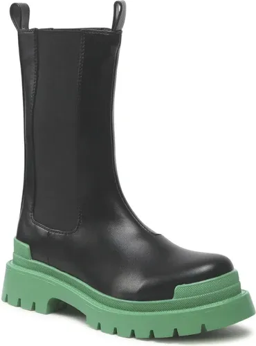 Členková obuv s elastickým prvkom Raid - Kerry Black/Green