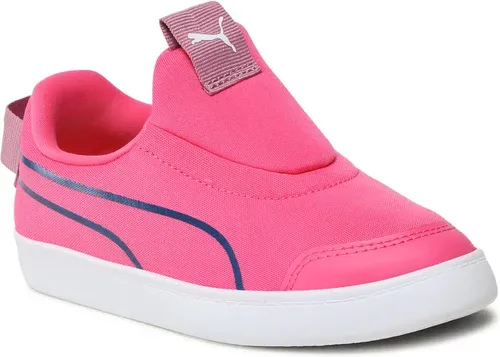 Sneakersy Puma - Courtflex v2 Slip On Ps 374858 12 Sunset Pink/Sodalite Blue