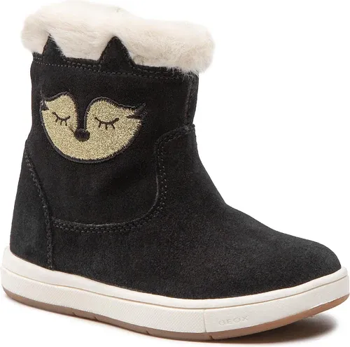 Čižmy GEOX - B Trottola G. A B264AA 00022 C9999 S Black