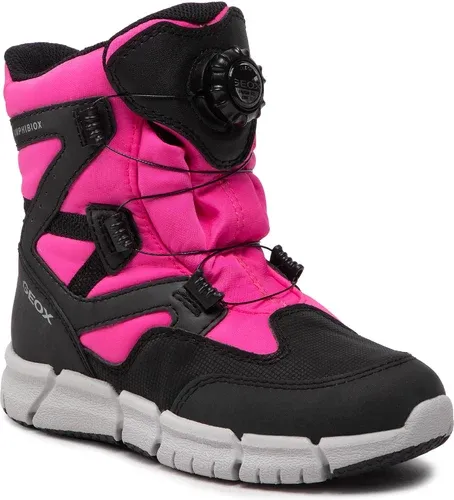 Snehule Geox - J Flexyper G.B Abx D J26APD 054FU C9B8L S Black/Fluo Fuchsia