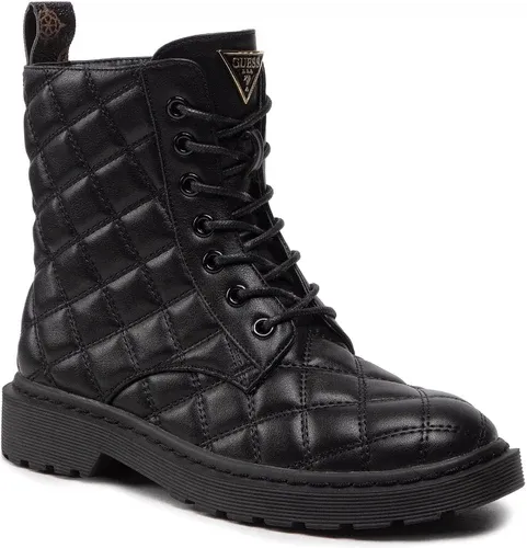 Členková obuv Guess - Rambo FL8RMB LEA10 BLACK