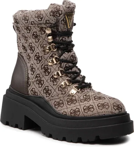 Členková obuv Guess - Vaney FL8VNY FAL10 OLIVE