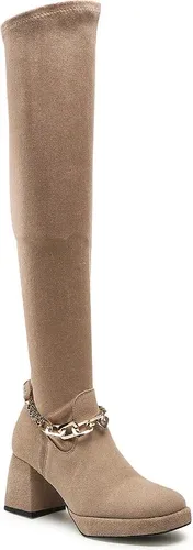 Mušketierky Karino - 4324/001 Beż Welur