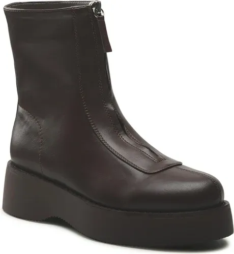 Členkové čižmy JENNY FAIRY - HZ030201-01 Brown