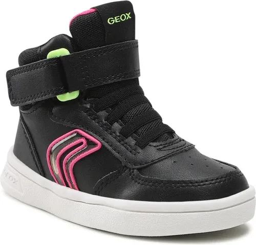 Sneakersy GEOX - J Djrock G. C J264MC 0BCEW C9B8L M Black/Fluo Fuchsia