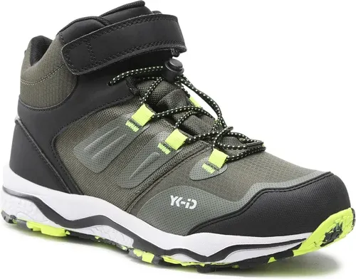 Členková obuv YK-ID BY LURCHI - 33-26628-39 S Black Olive Lime