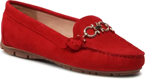 Mokasíny Baldaccini - 1593500 Czerwony Zamsz
